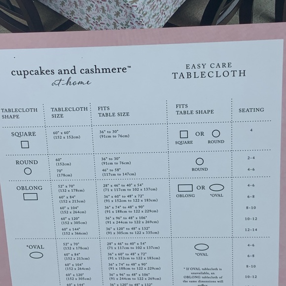 Cupcakes and Cashmere Christmas Gingerbread Tablecloth Oblong 60” x 84” - Picture 5 of 6